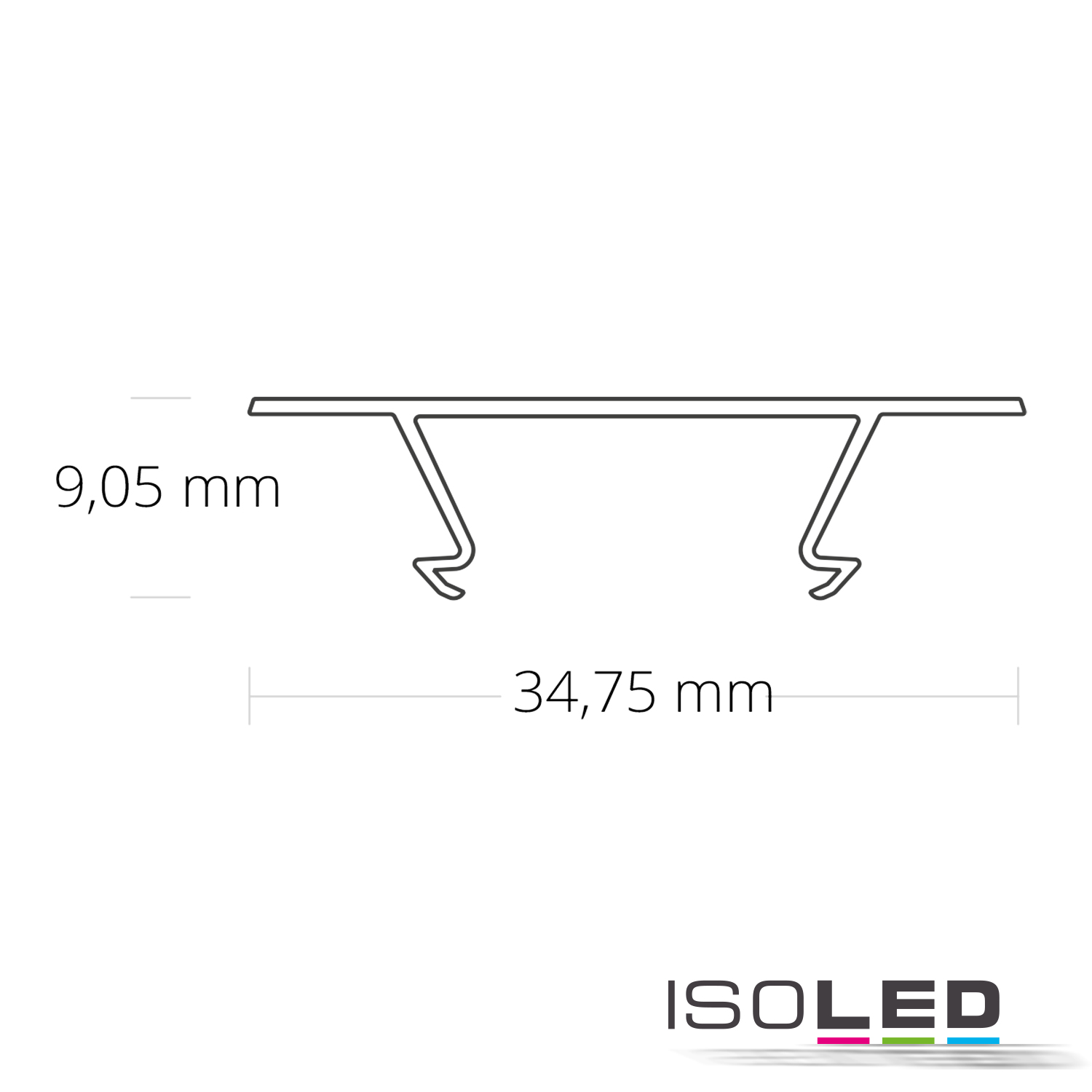 ISOLED Abdeckung COVER46 weiß/matt Pic_1