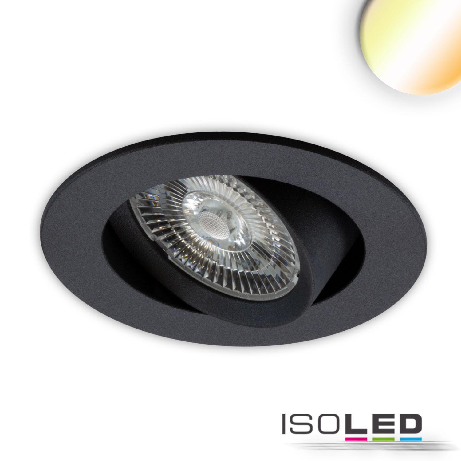 ISOLED LED Einbauleuchte Sunset Slim68 schwarz Pic_1