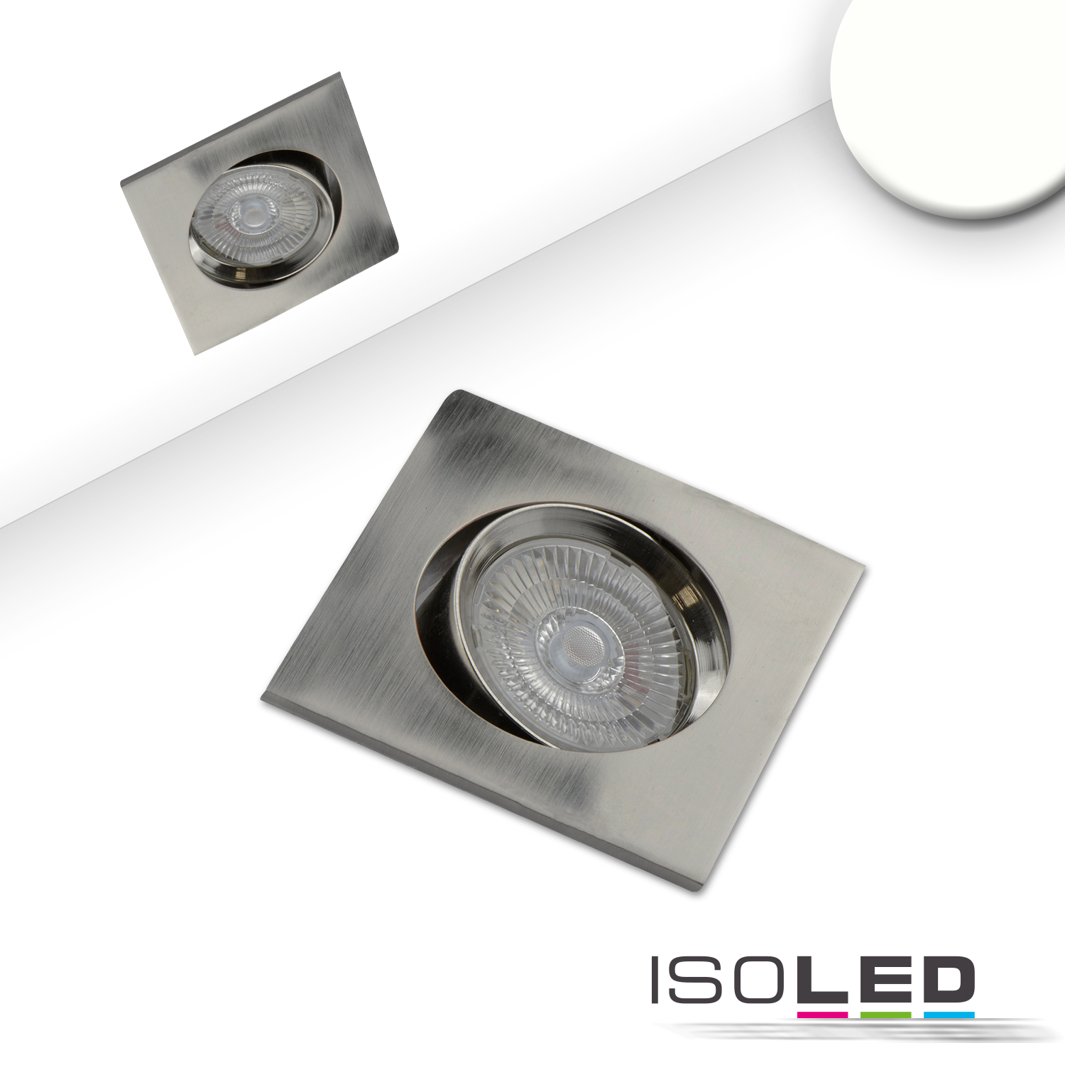 ISOLED LED Einbauleuchte Slim68 Alu gebürstet Pic_1