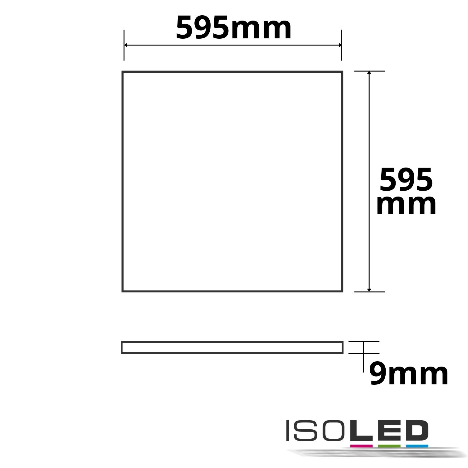 ISOLED LED Deco Panel Frame 625 Pic_3