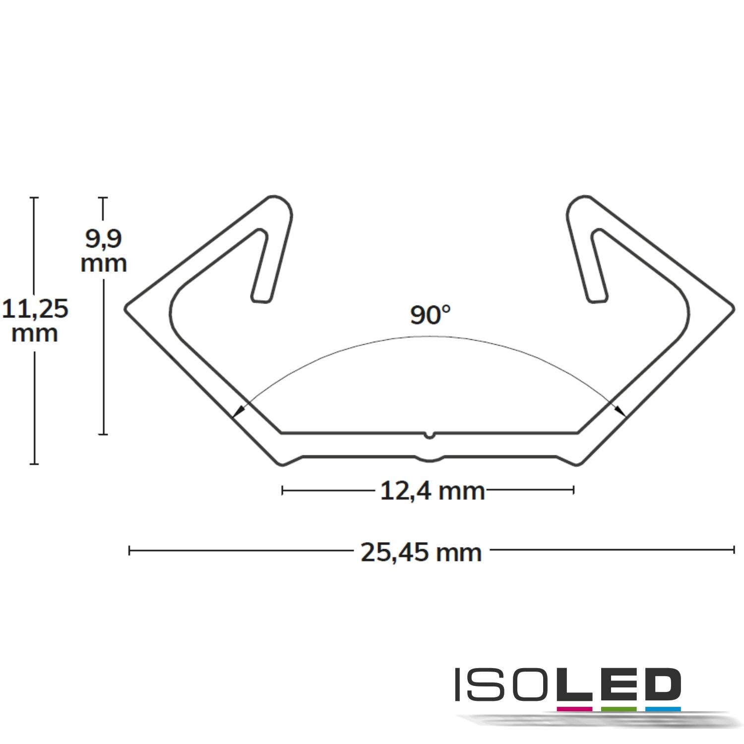 ISOLED LED Eckprofil CORNER11n Aluminium Pic_2