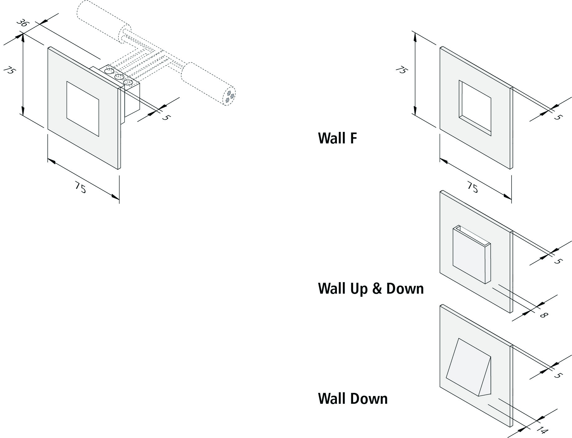Hera, Enger LED Wall Up & Down 1,8W ww weiß Pic_3