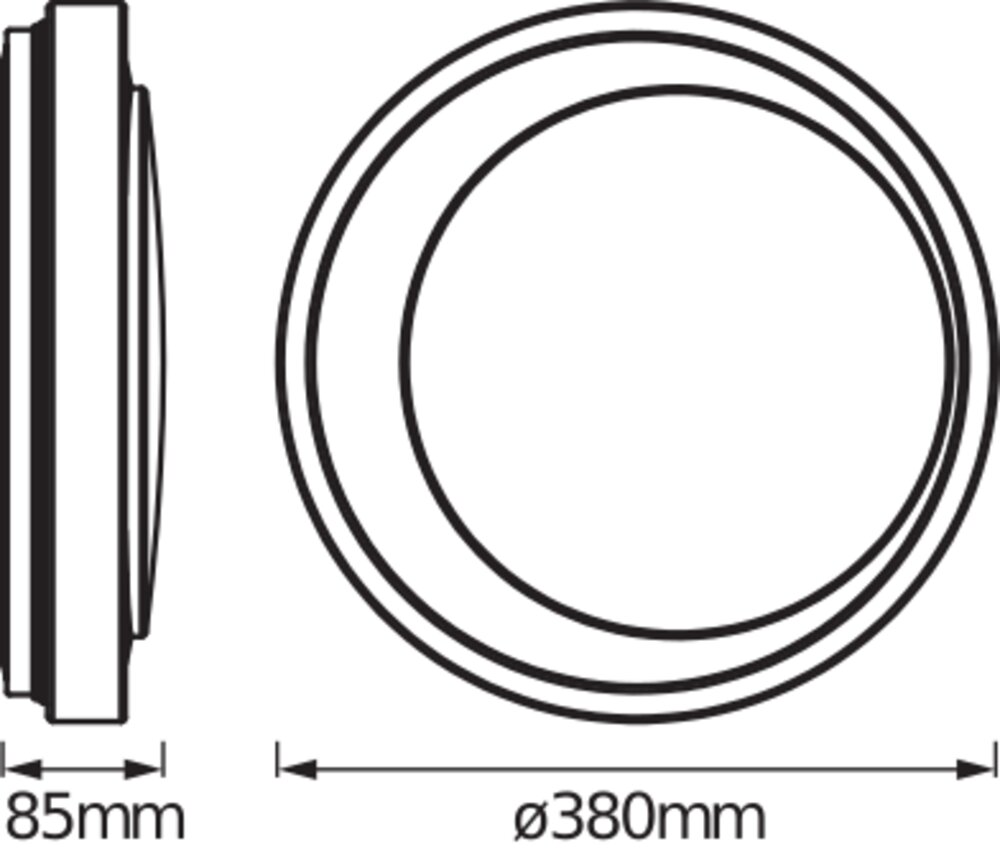 Ledvance SMART + Wifi Orbis Moon Gray 380mm TW Pic_2