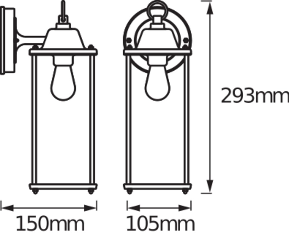 Ledvance ENDURA Classic Lantern Square M E27 Pic_4