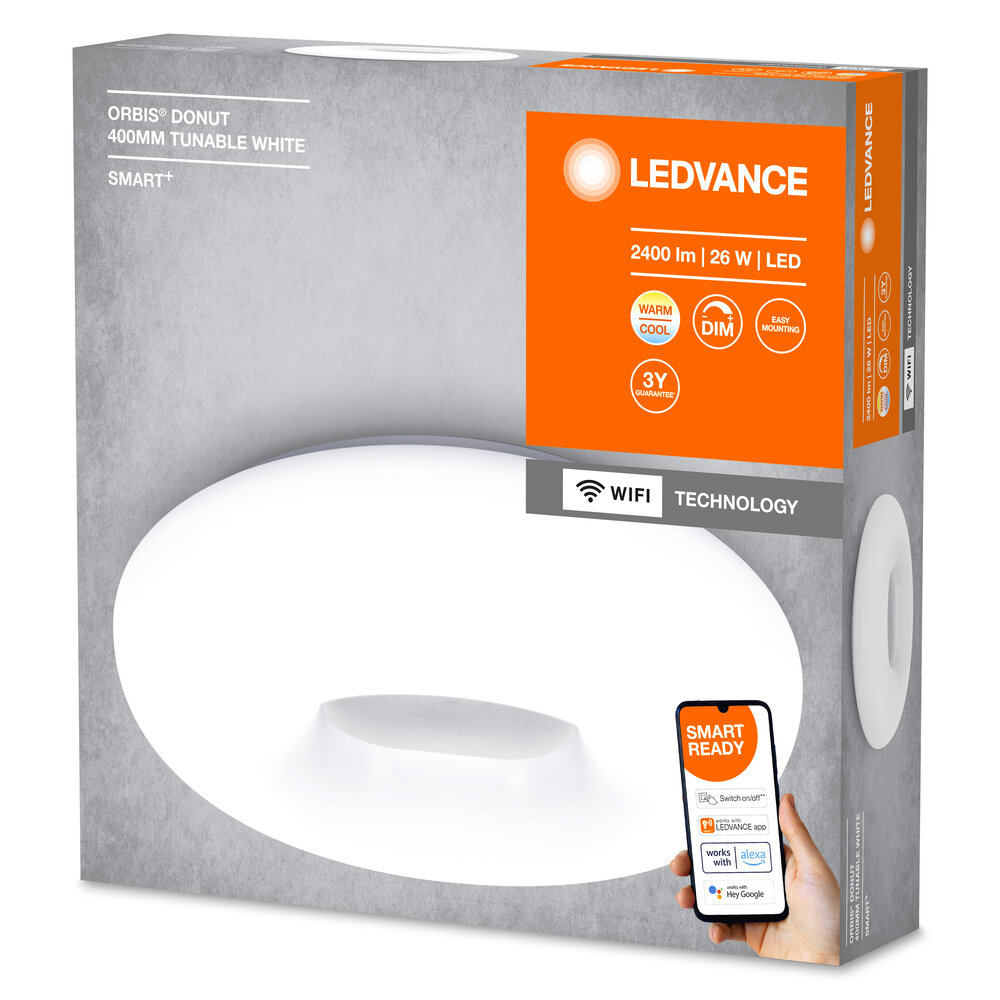 Ledvance SMART+ Wifi Orbis Donut White 400mm TW Pic_2