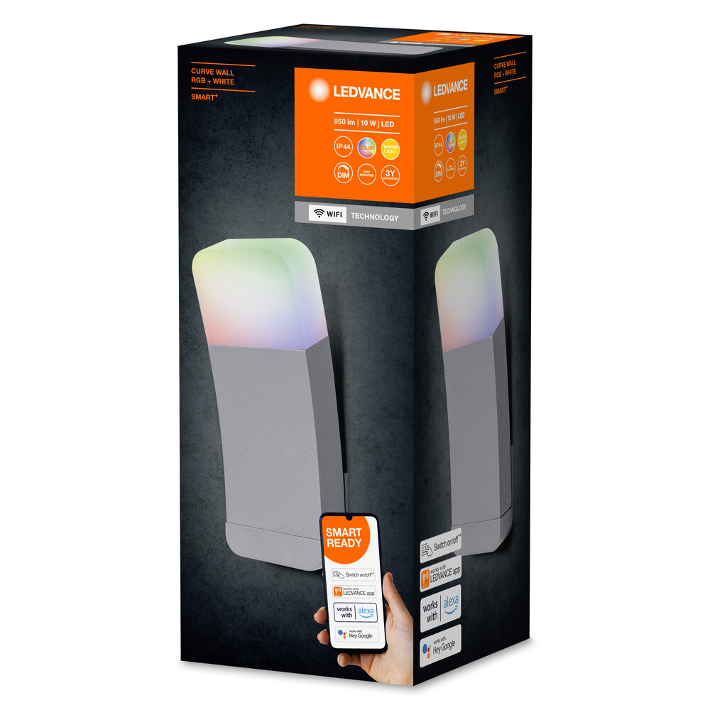 Ledvance SMART+ Wifi Curve Wall RGB + W Pic_2