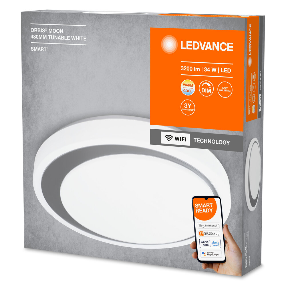 Ledvance SMART + Wifi Orbis Moon Gray 480mm TW Pic_2
