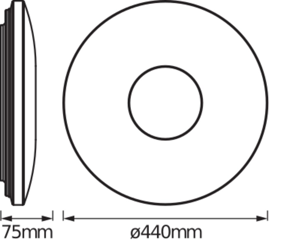 Ledvance Orbis Sparkledot Click Sensor 440mm 32W Pic_2