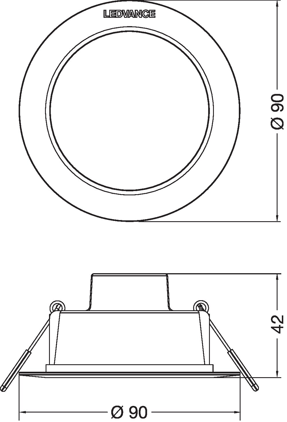 Ledvance DL IP44 DN 90 4W 830 WT Pic_4