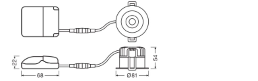 Ledvance SP DK FIX P 8W 927 PS DIM IP44 WT Pic_4