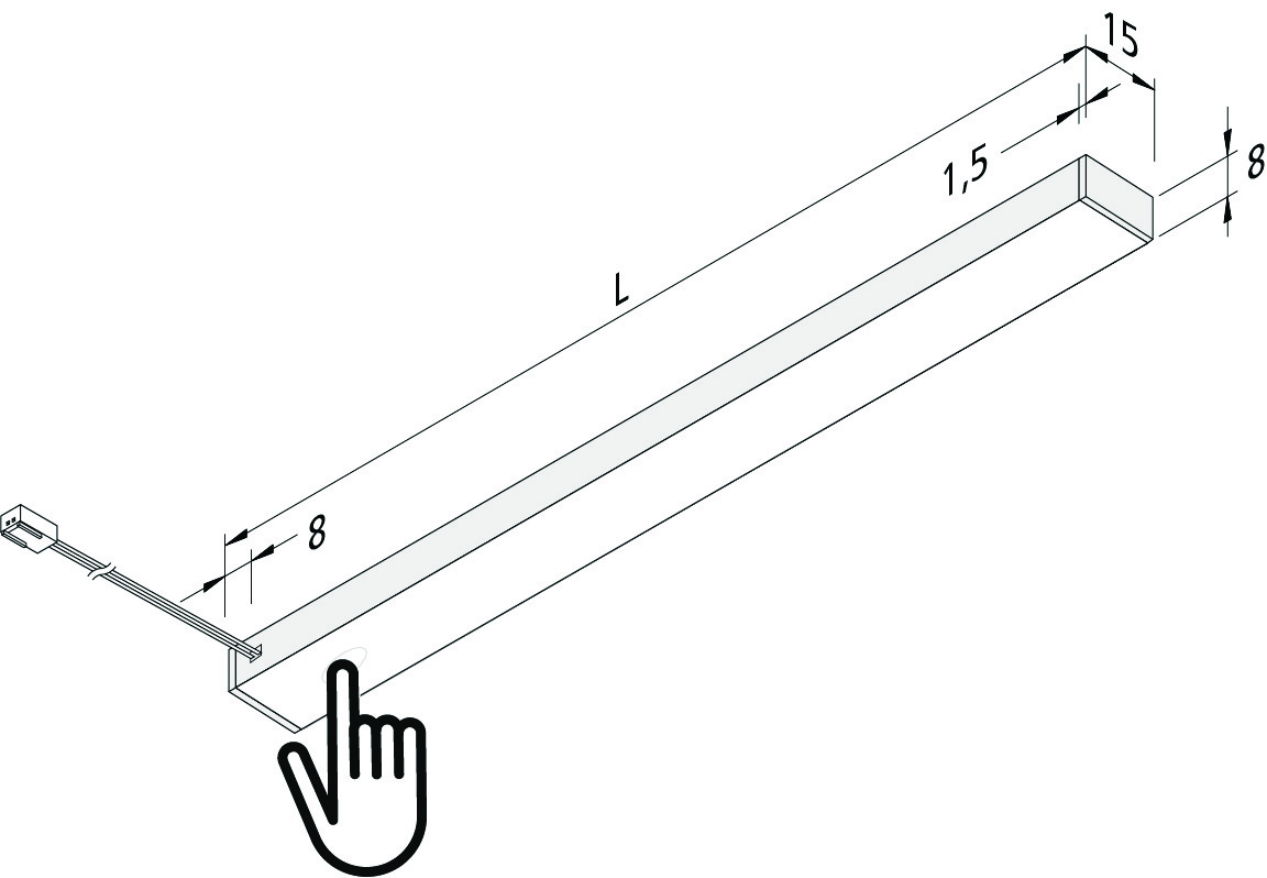 Hera, Enger LED Top-Stick FMT 600mm 10,0W ww Pic_2