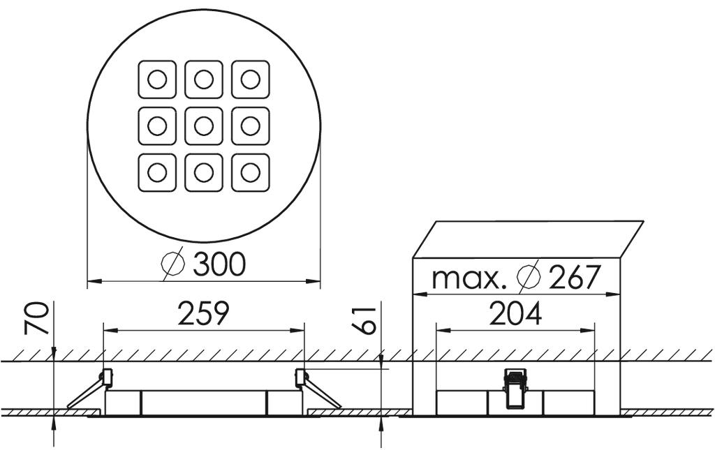 RIDI LEUCHTEN GMBH MIREFA-EDR-3X3 DAFWS830MRG0300 Pic_2