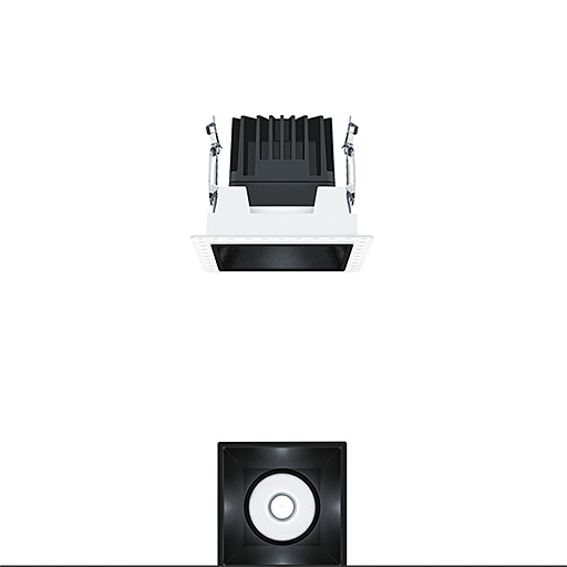 Zumtobel PANOS INF Q100L 15W 940 LDO SP-BK TL Pic_1