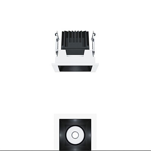 Zumtobel PANOS INF Q100L 15W 930 LDO SP-BK WH Pic_1