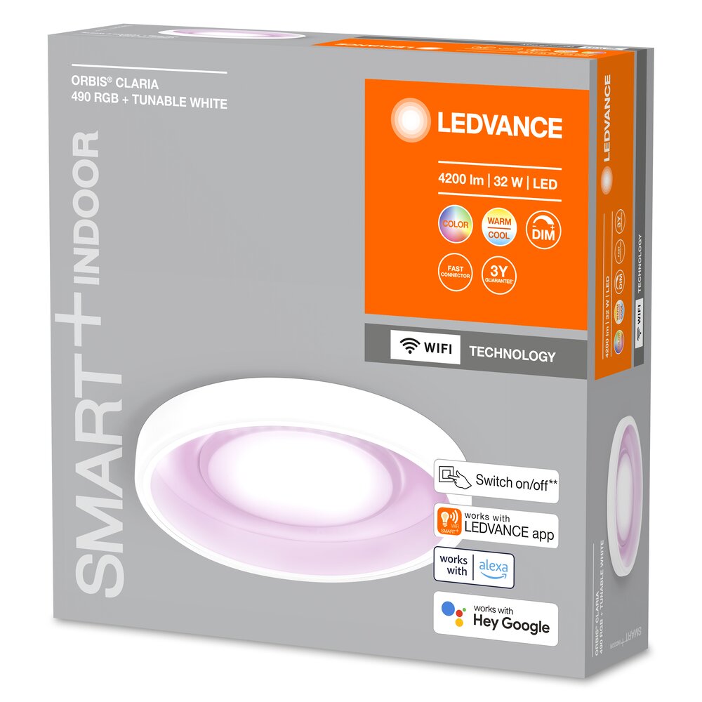 Ledvance SMART+ Wifi Orbis Claria 490mm RGB + TW Pic_1