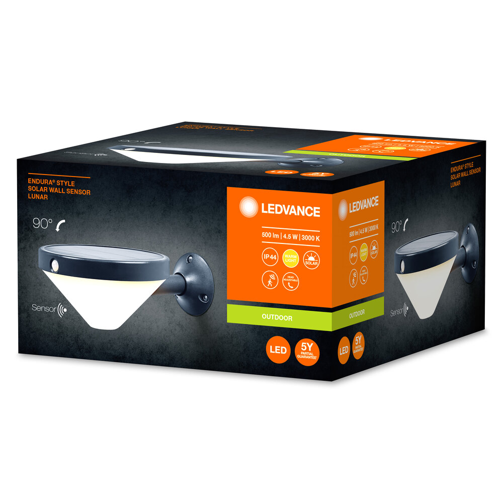 Ledvance ENDURA Style Solar Lunar Wall Sen 4.5W 3000K Pic_2