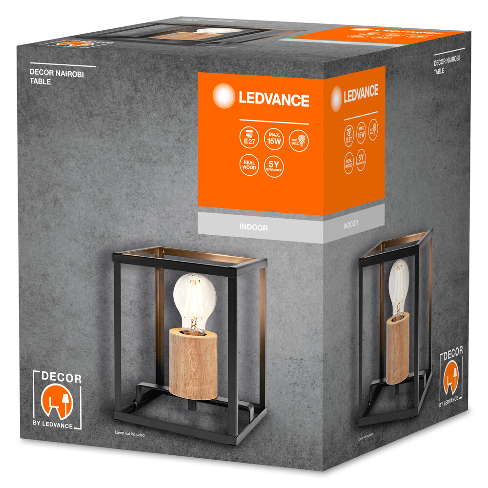 Ledvance Decor Nairobi Table E27 BK WD Pic_1