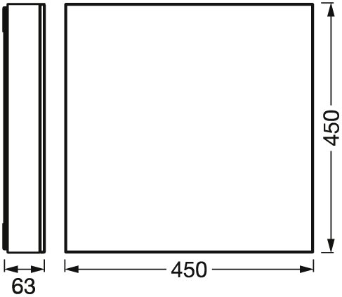 Ledvance SMART+ Wifi Planon Frameless Sparkle 450x450mm TW Pic_3