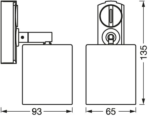 Ledvance Tracklight Spot Mini Cylinder GU10 BK Pic_3