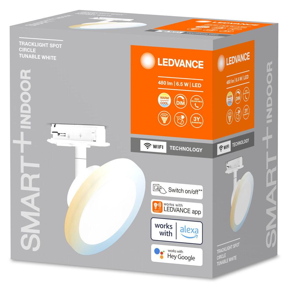 Ledvance SMART+ Wifi Tracklight Spot Circle White TW Pic_2