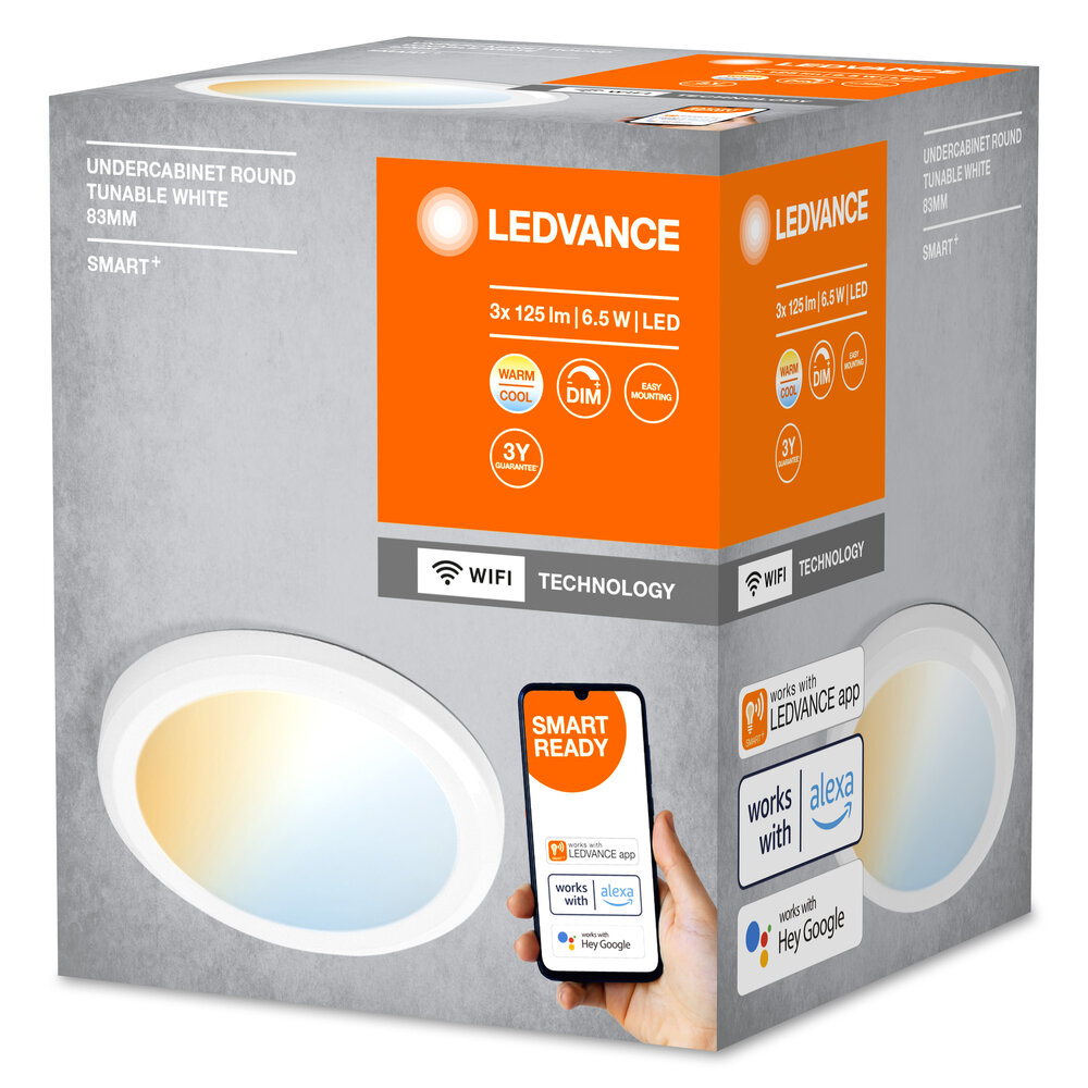 Ledvance SMART+ Wifi Undercabinet Round 83mm TW Pic_2