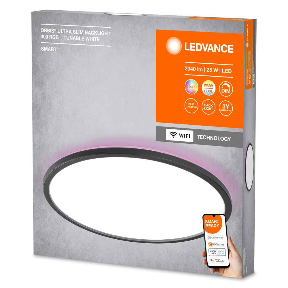 Ledvance SMART+ ORBIS Ultra Slim Backlight Black 400mm RGB Pic_2