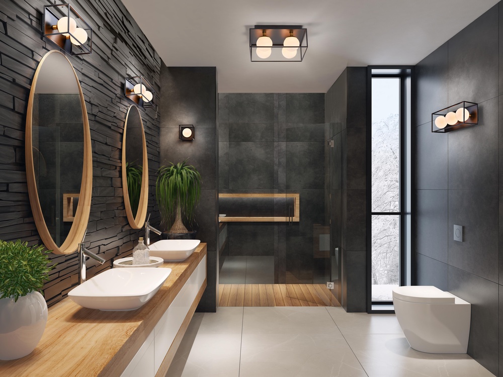 Ledvance Decor Square 550x150mm 3 x G9 IP44 BK Pic_1