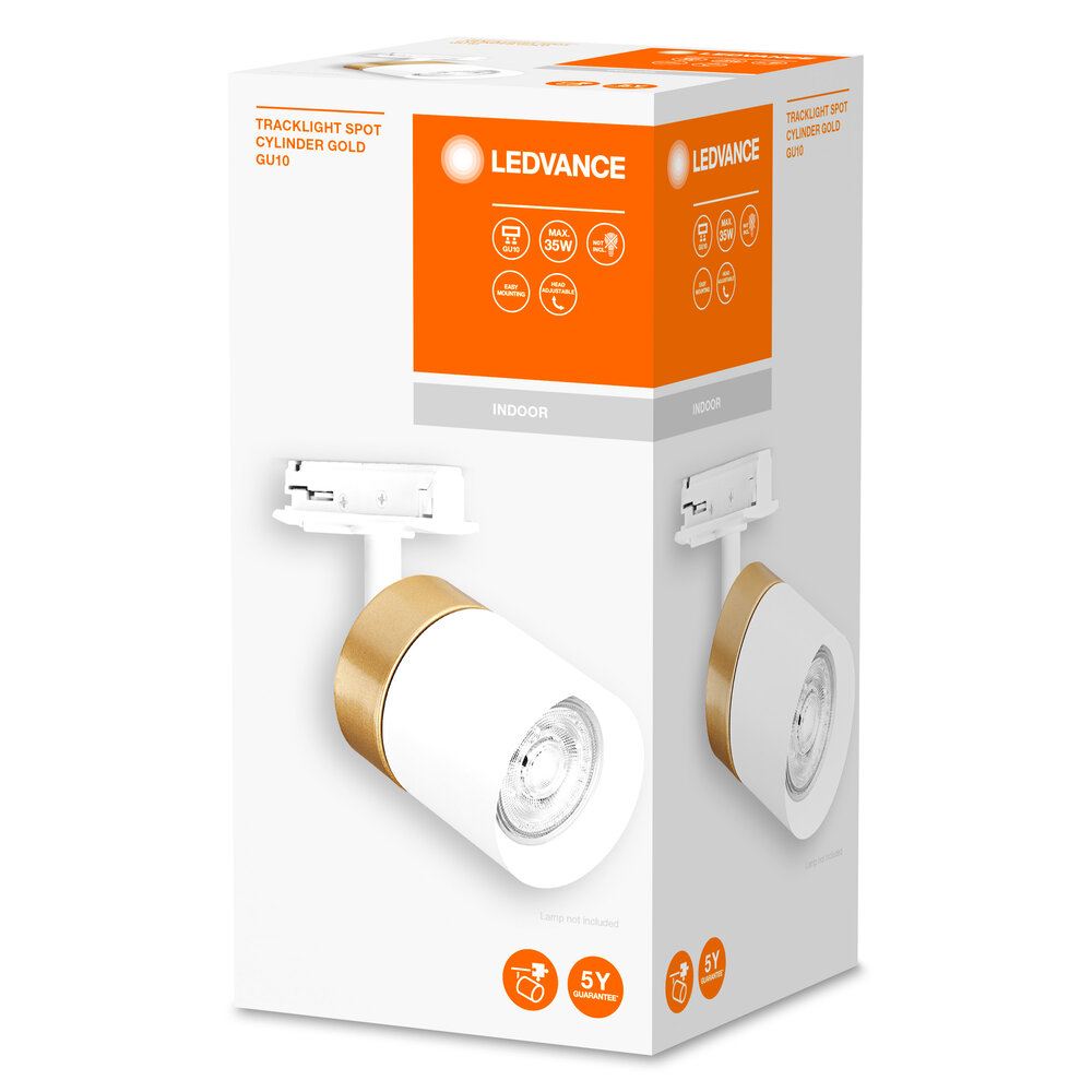Ledvance Tracklight Spot Cylinder Gold GU10 WT Pic_2