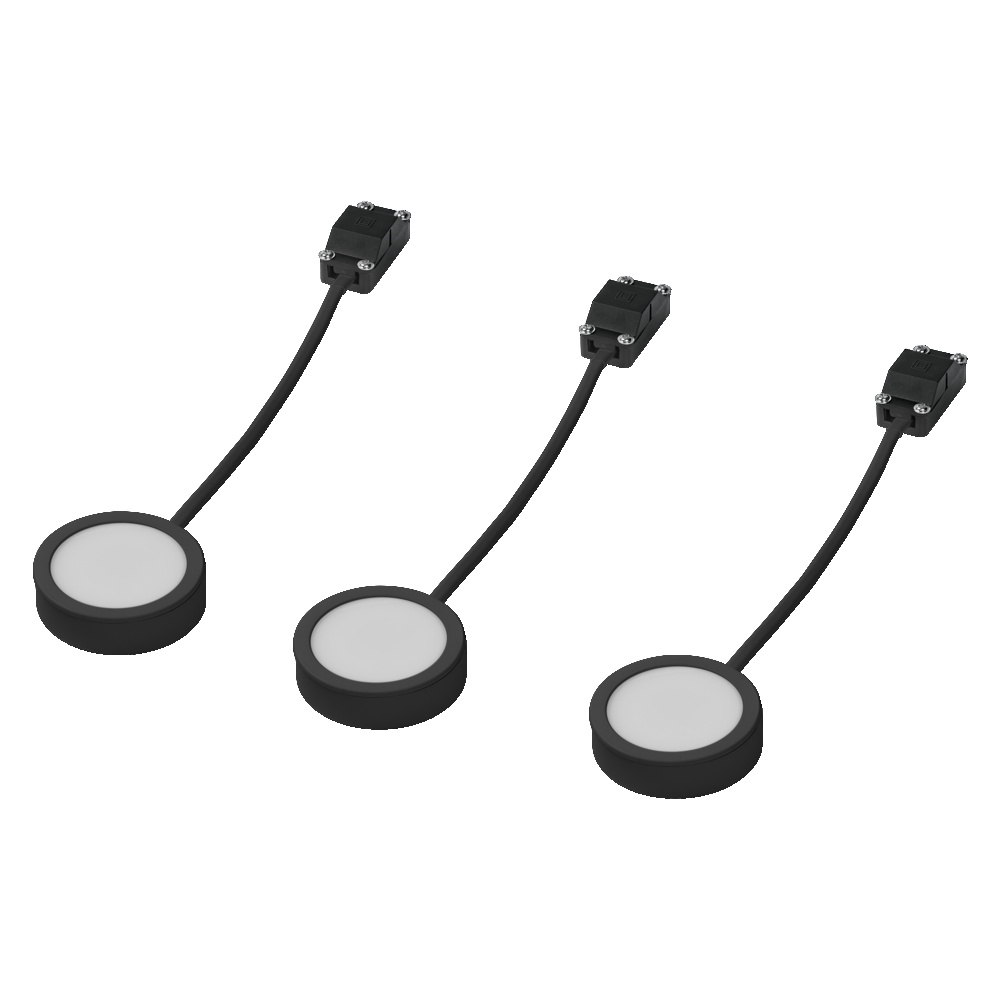 Ledvance Undercabinet Spot Puck 65mm 3 x 3W Black Pic_3