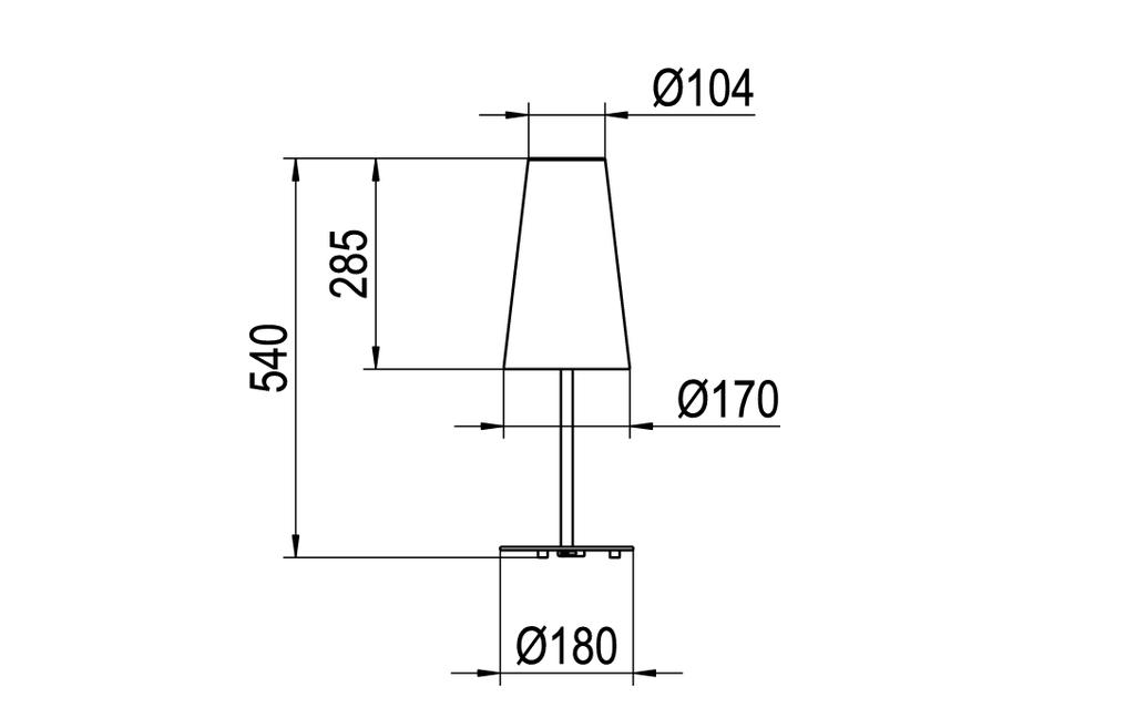 RIDI LEUCHTEN GMBH IDA-TL-E27-HELLGRAU Pic_1