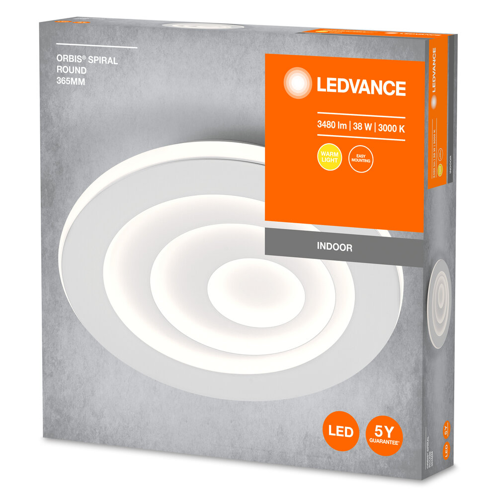 Ledvance Orbis Spiral Round 365mm 38W WT Pic_1