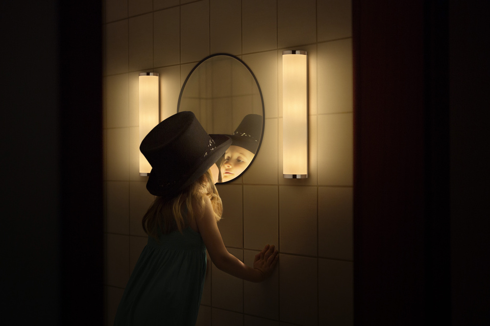 Ledvance Bathroom Wall 455mm E14 Chrome Pic_1