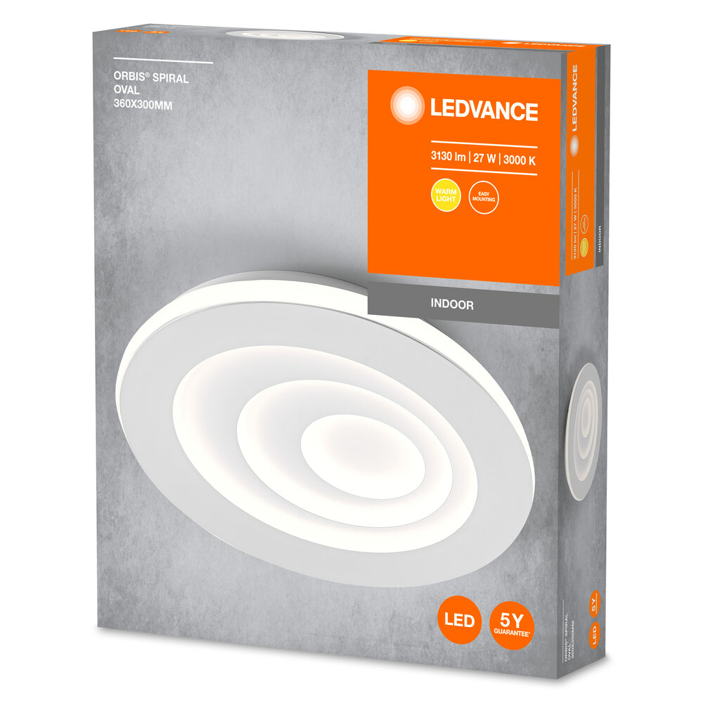 Ledvance Orbis Spiral Oval 360mm 27W WT Pic_1