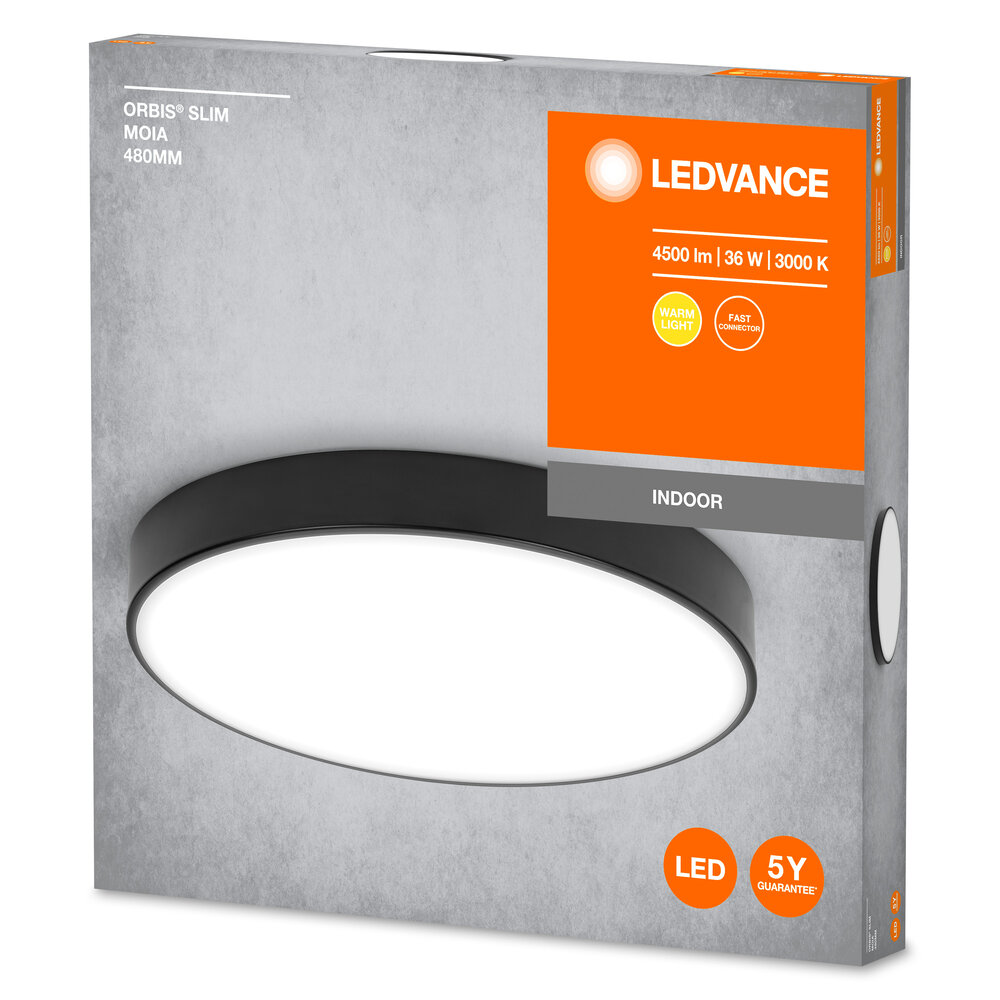 LEDVANCE GMBH Orbis Slim Moia 480mm 36W Black Pic_2