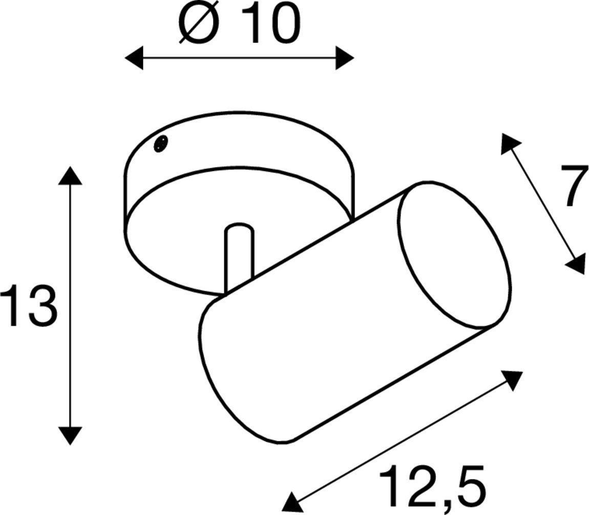 Slv ASTO TUBE CW single GU10 weiß Pic_4