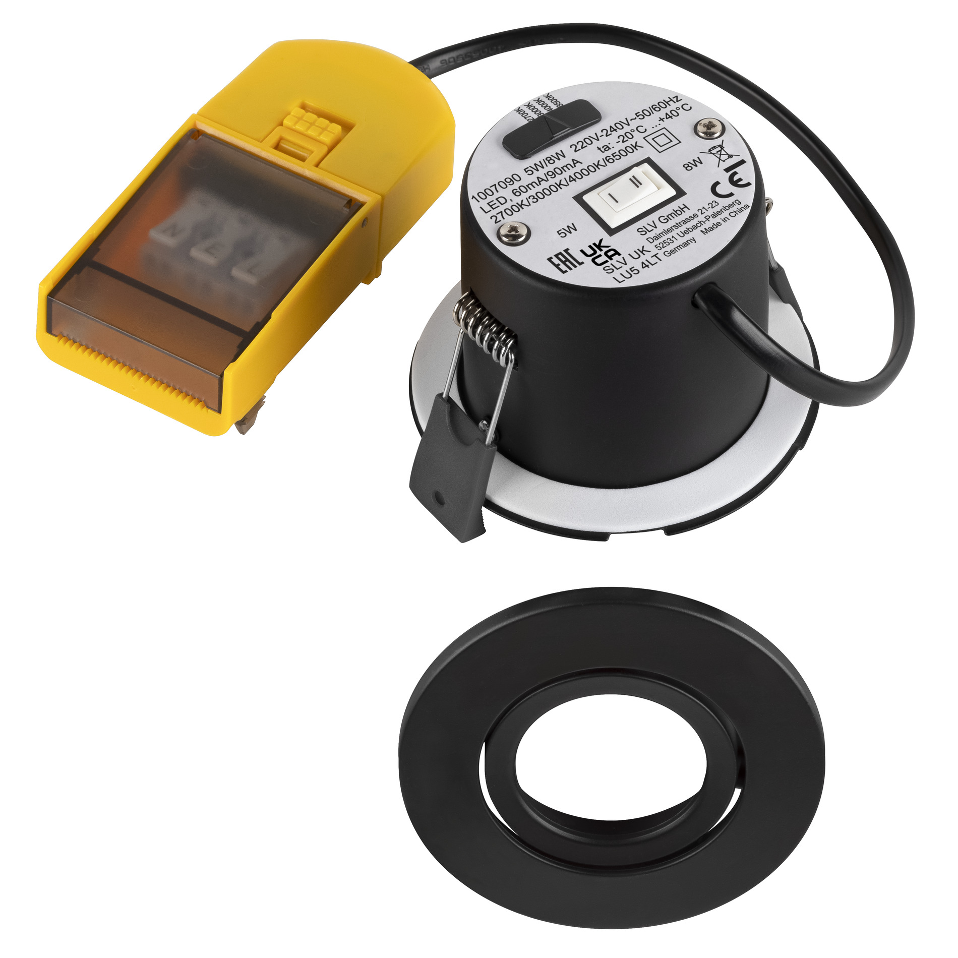 SLV ELEKTRONIK GMBH UNIVERSAL DOWNLIGHT Multipack IP20 black Pic_1