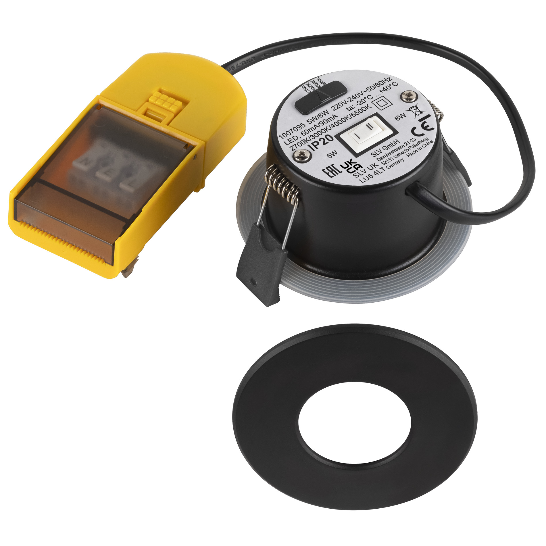 SLV ELEKTRONIK GMBH UNIVERSAL DOWNLIGHT Multipack IP65 black Pic_1
