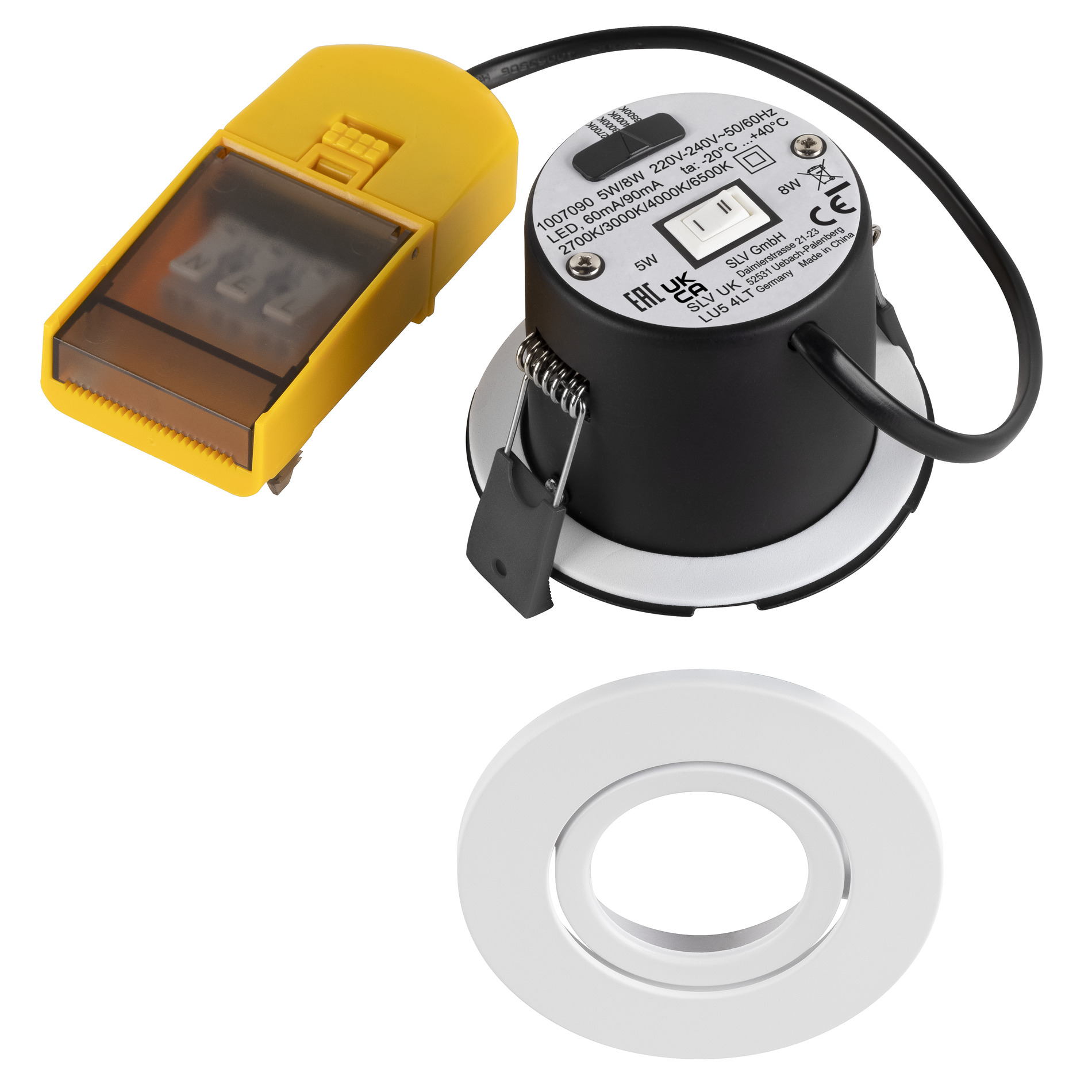 SLV ELEKTRONIK GMBH UNIVERSAL DOWNLIGHT Multipack IP20 white Pic_1