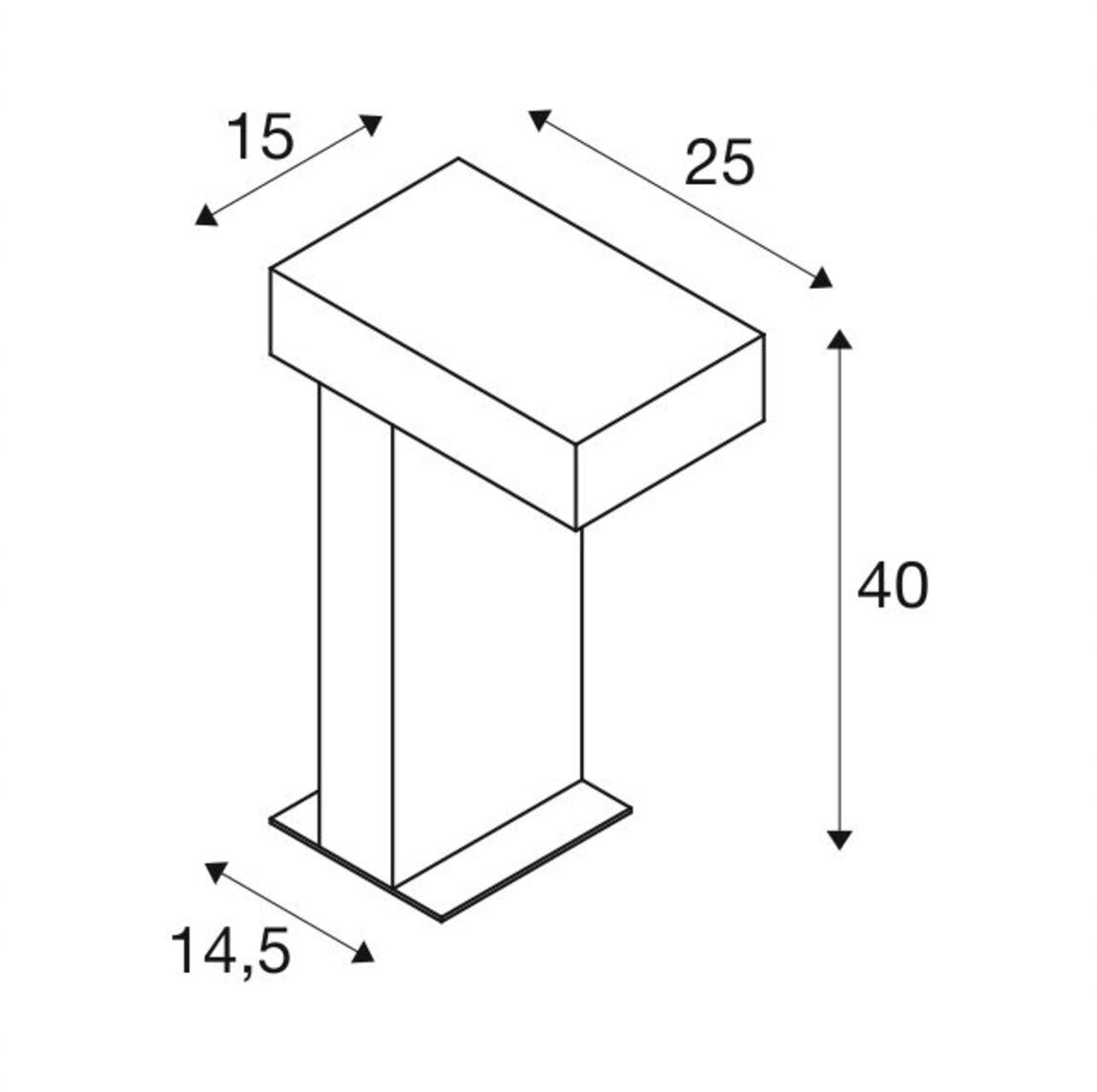 Slv RUSTY® PATHLIGHT 40 Pole 3000K IP55 rost Pic_4