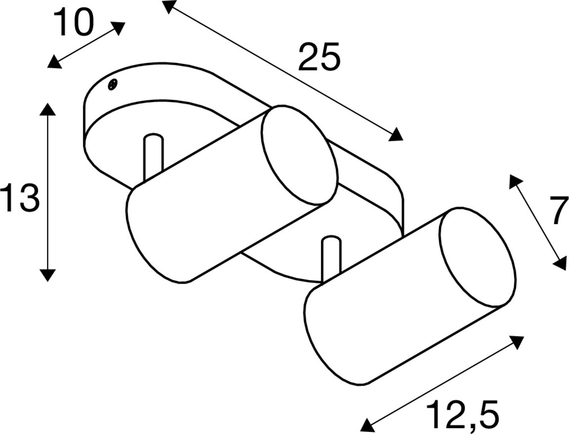 Slv ASTO TUBE CW double GU10 weiß Pic_5