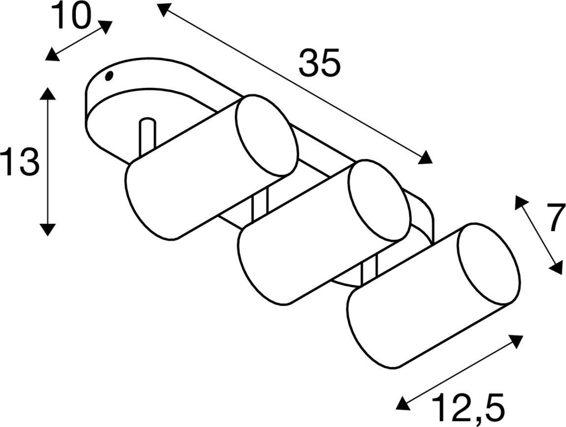 Slv ASTO TUBE CW triple GU10 weiß Pic_4