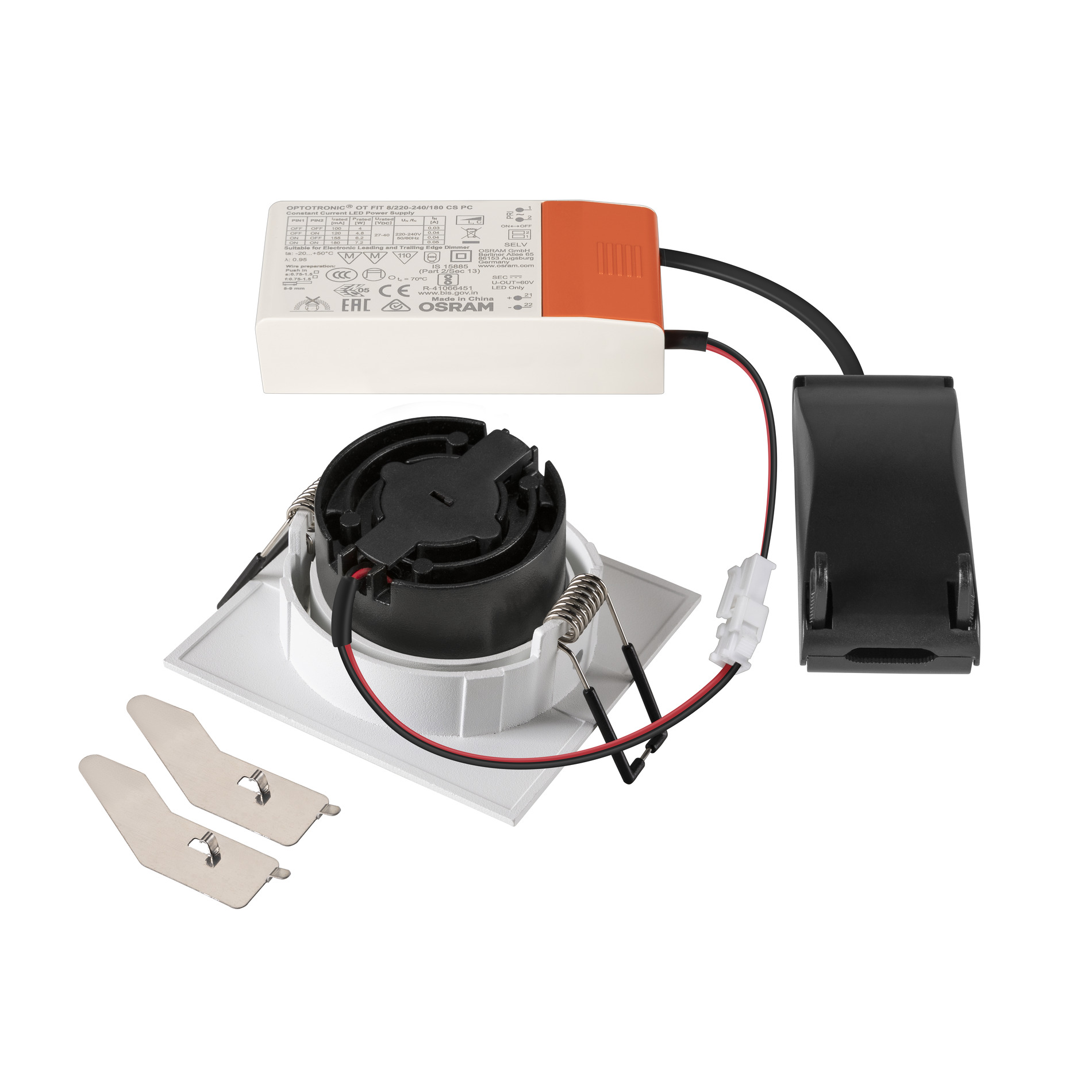 Slv NEW TRIA® UNIVERSAL 68 DL eckig 60° weiß Pic_1