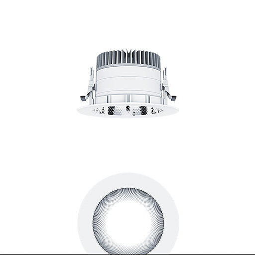 ZUMTOBEL GROUP DEUTSCHLAND PANOS EVO R150H 15W 830 LDO FAL RET WH Pic_1