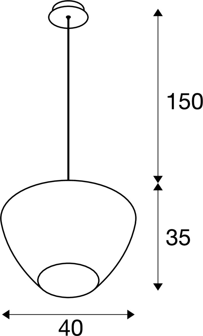 Slv PANTILO CONVEX 40 PD E27 kupfer Pic_1