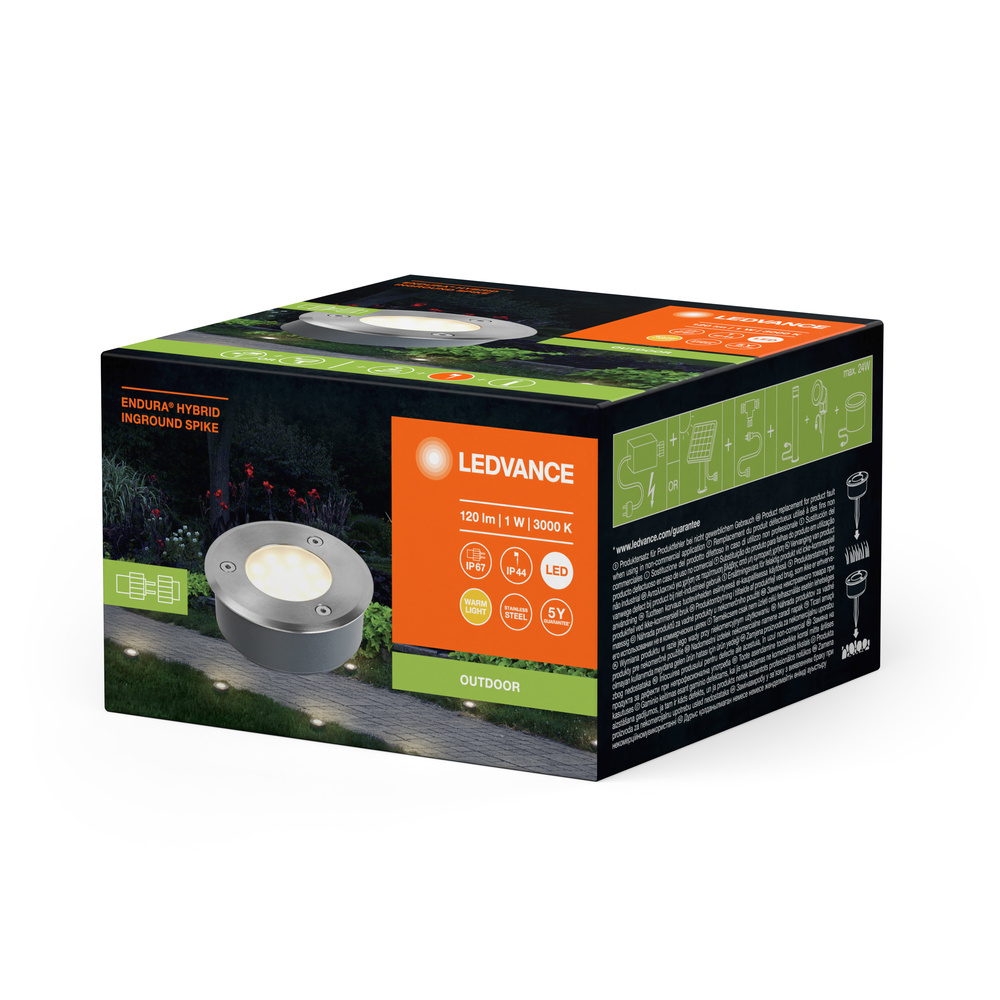 Ledvance Endura Hybrid Spike 1W Stainles Steel Pic_2