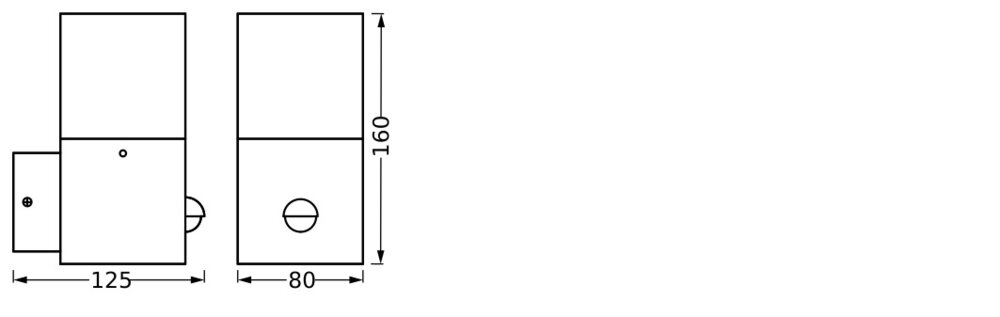 Ledvance Endura Classic Figo Square Wall Sensor E27 DG Pic_3