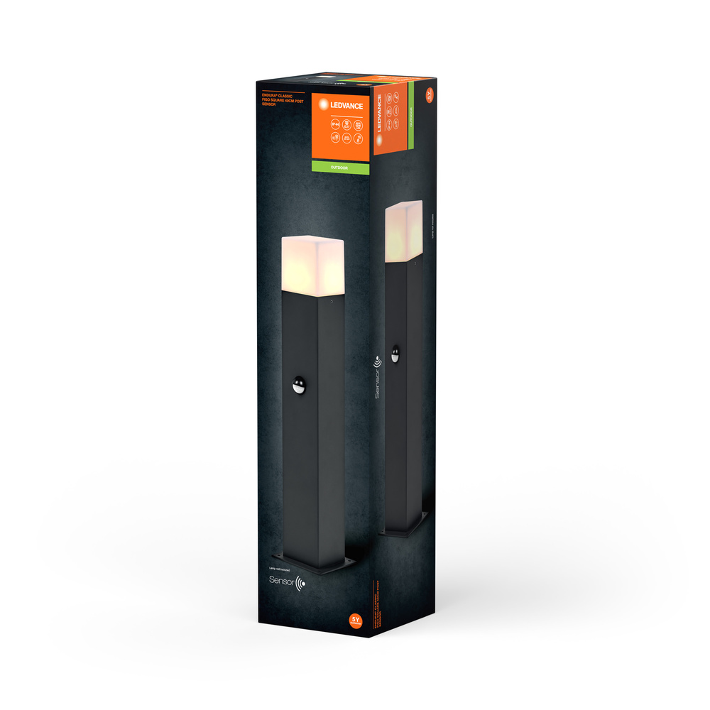 LEDVANCE GMBH Endura Classic Figo Square 49cm Sensor E27 DG Pic_1