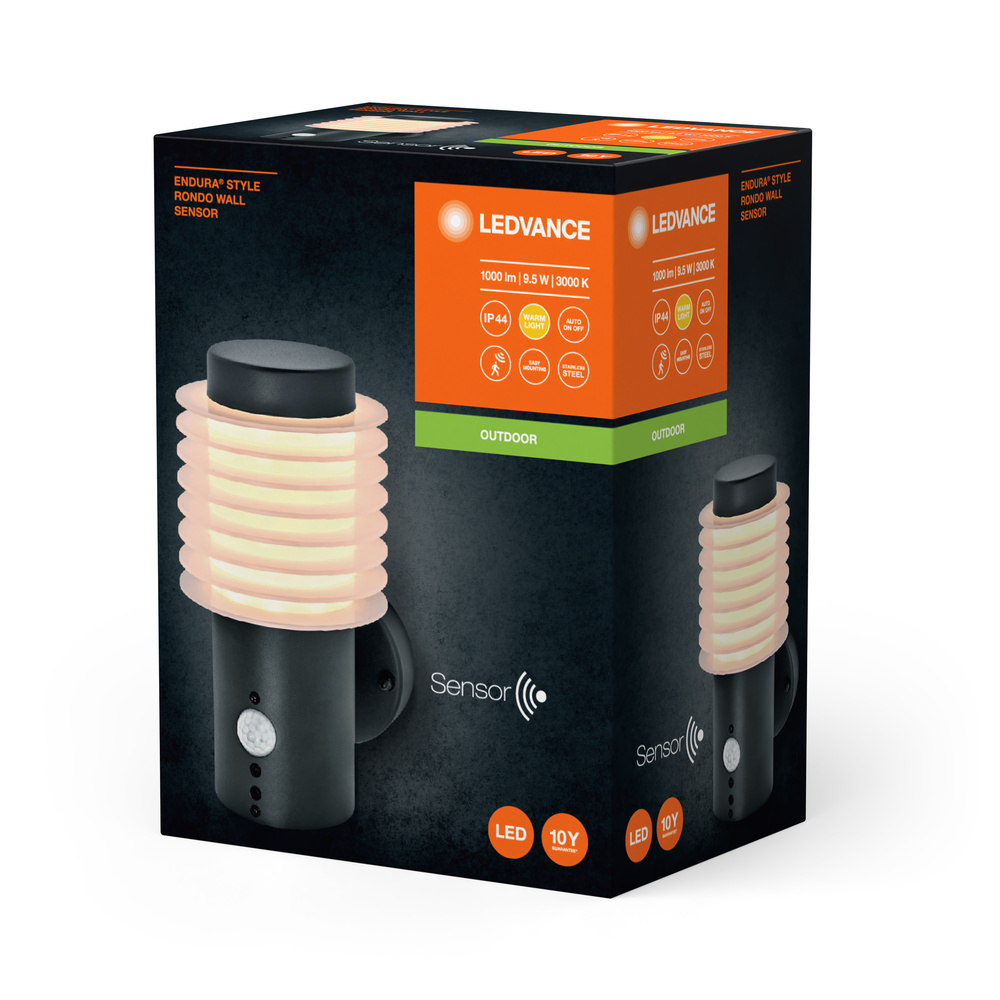 Ledvance Endura Style Rondo Wall Sensor Dark Gray Pic_1