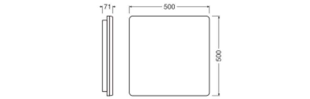 Ledvance SF FLAT SQ DALI 500 P 27W CS Pic_3