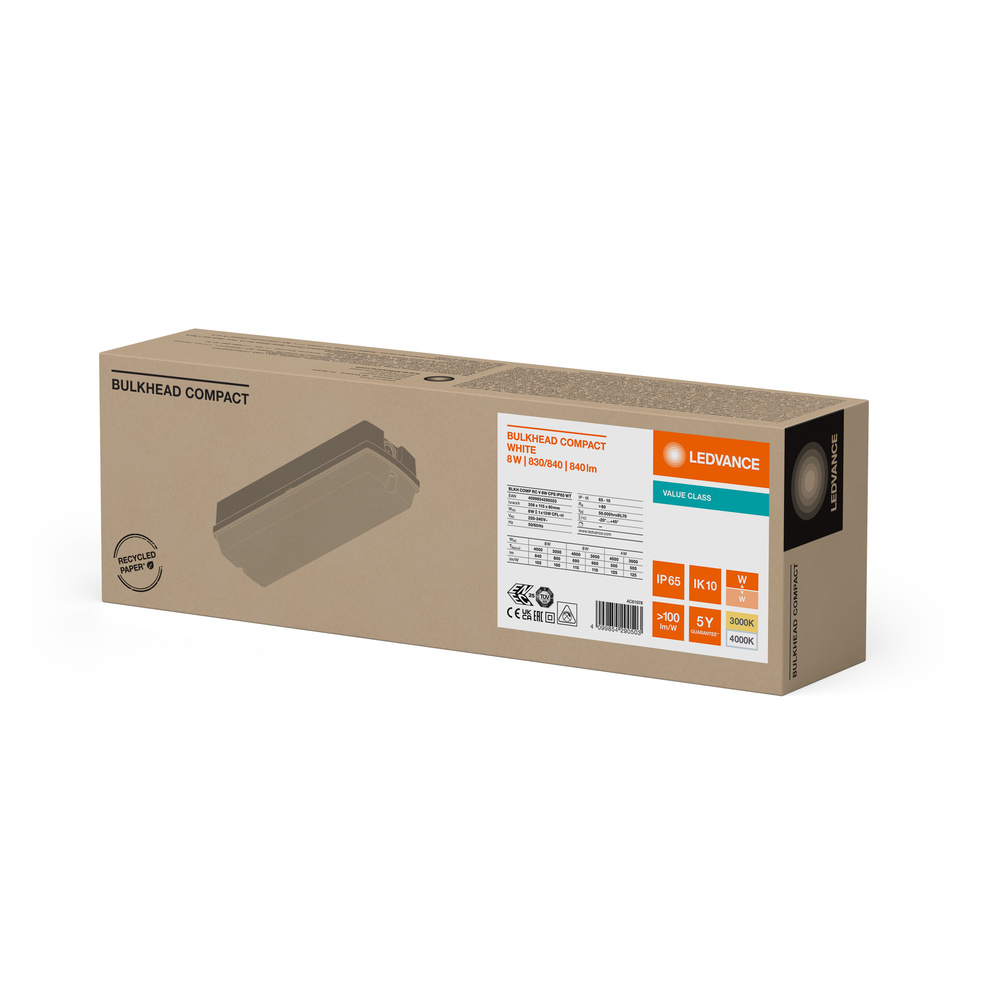 Ledvance BLKH COMP RC V 8W CPS IP65 WT Pic_1